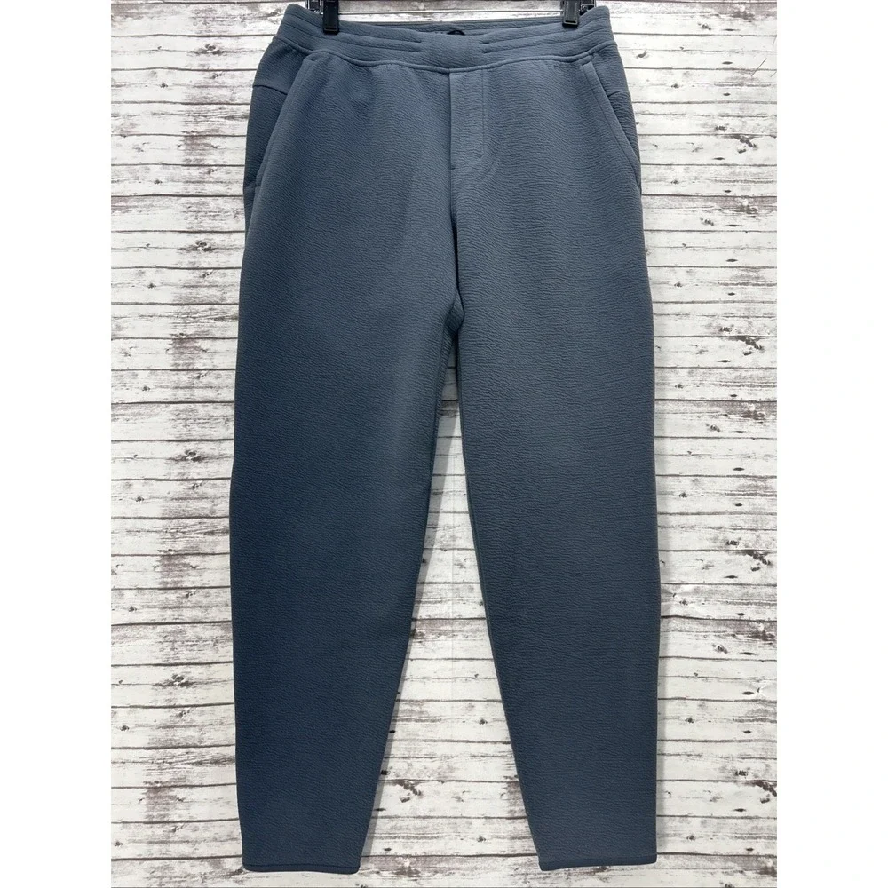Lululemon Jogger Medium Textured Spacer Classic Tapered Pant Gray LM5AV3S